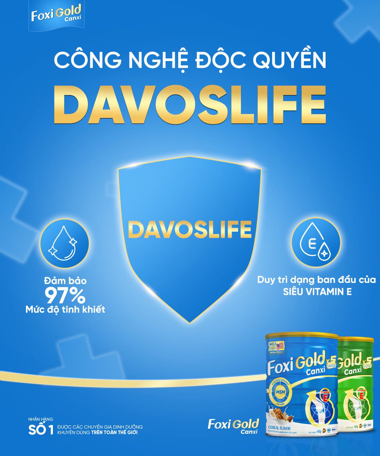 Công nghệ Davos Life - Siêu vitamin E tích hợp trong sữa Foxi Gold là gì?